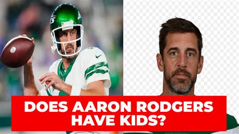 does aaron rodgers have a kid